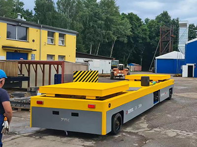 Industriella 30 ton hydrauliska lyftande tungt spårfri överföringsvagn