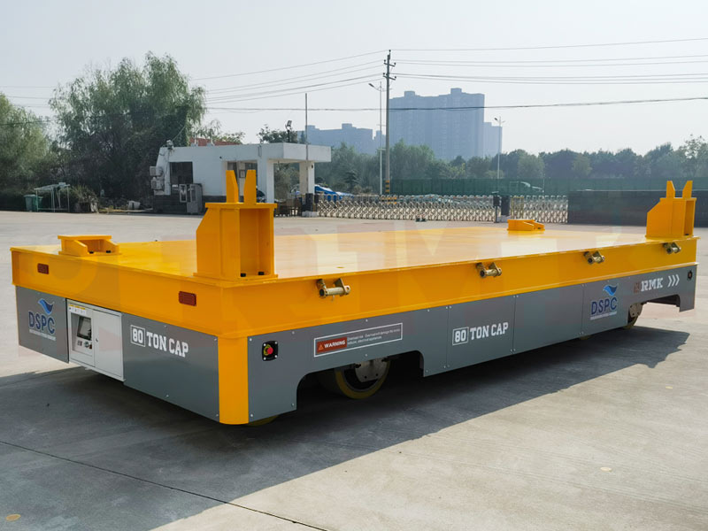 80 ton hydraulisk styrningslös vagn