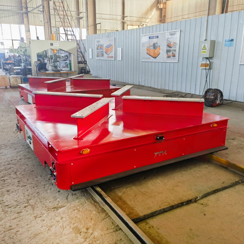 10 ton automatiserade materialhanteringssystem RGV Rail Transfer Cart