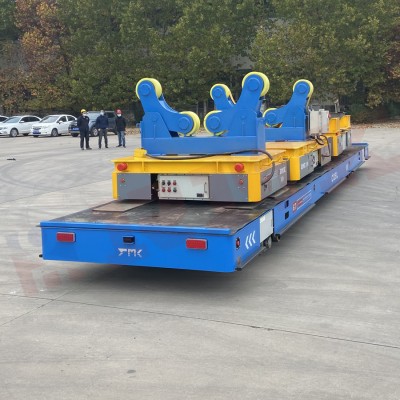 60 Tons Omnidirectional Mobil Trackless Steering Wheel Cart