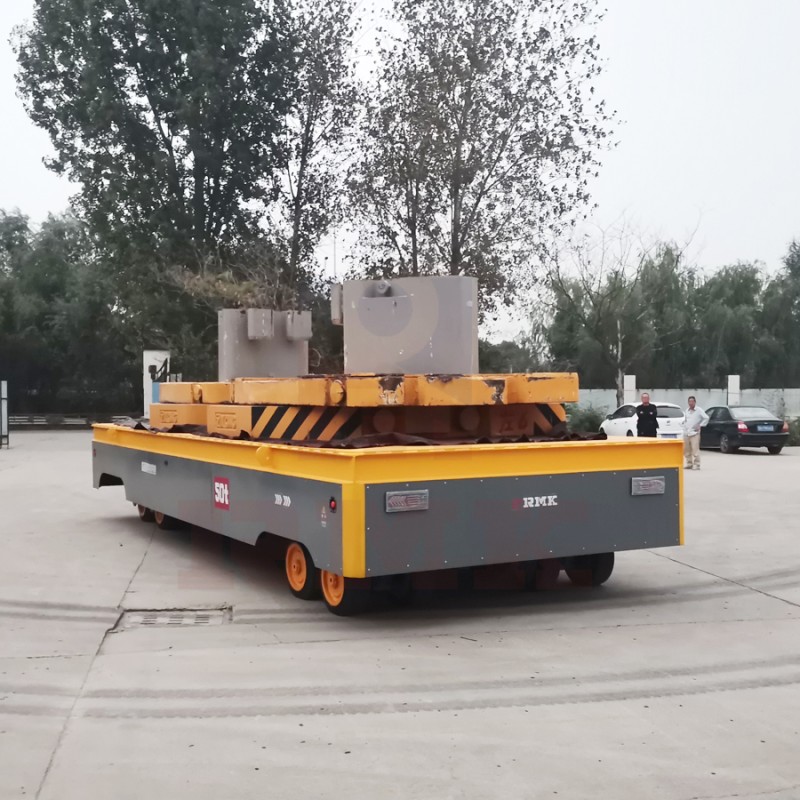 50 Tons Hydraulisk Styrning Spårlös Elektrisk Överföringskorg