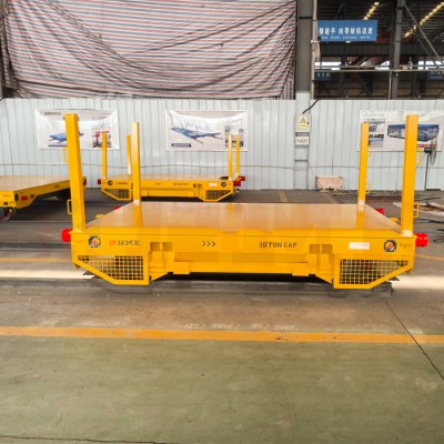 Tunga last 10 ton stålrör Track Transfer Cart