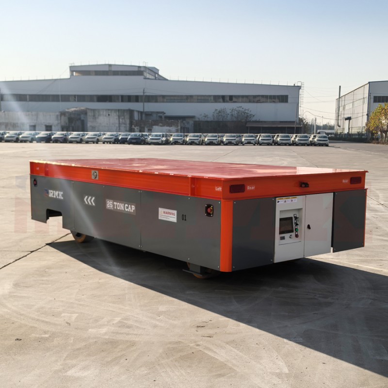 Tunglastad 25 tons batteridriven spårlös överföringsvagn